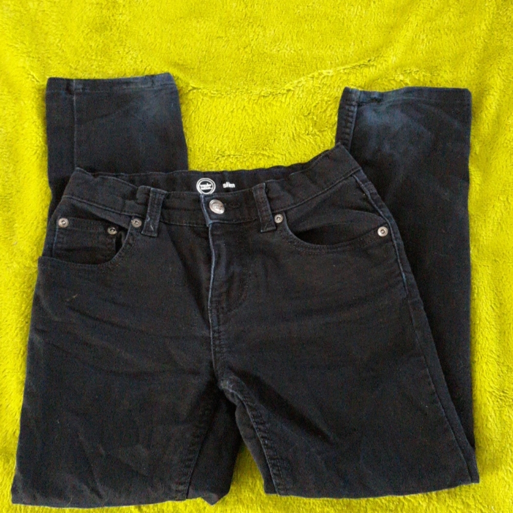 wonder nation Boys sz 8 Slim Black Jeans